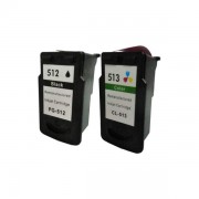 Compatible Cartucho Canon PG512/CLI510 Pack 2