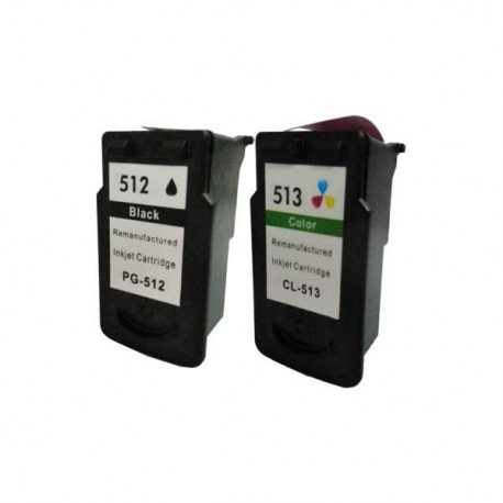 Compatible Cartucho Canon PG512/CLI510 Pack 2