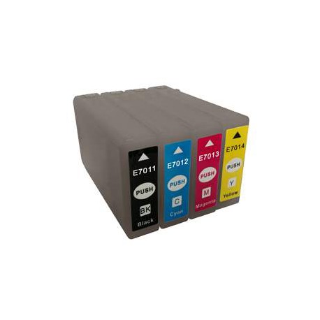 Compatible Cartuchos  Epson T7011  Pack 16