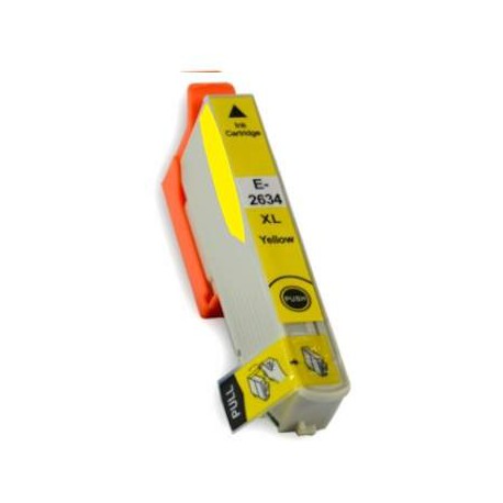 Compatible cartucho impresora Epson Expression Premium XP510 T2634 Amarillo