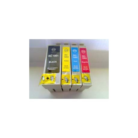 Compatible cartucho Epson impresora T1001 PACK 4