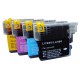 Compatible Cartucho Brother Impresora DCPJ515W Pack 8