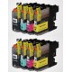 Compatible Cartucho Brother Impresora DCPJ4110DW Pack 8