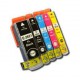 Compatible Cartucho Epson Impresora Expression Premium XP605 pack 5