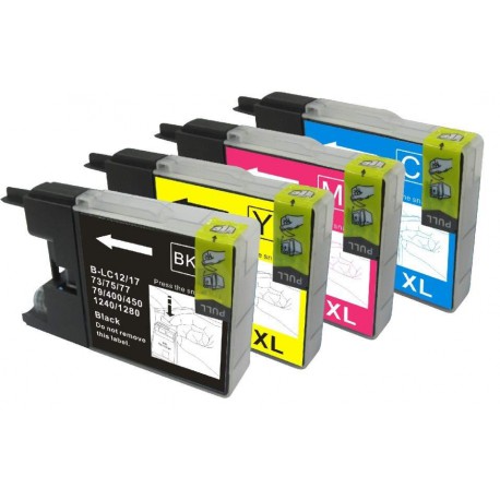 Compatible Cartucho Brother Impresora MFCJ625DW Pack 8