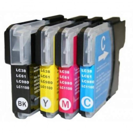 Compatible Cartucho Brother Impresora MFC 295CN Pack 12