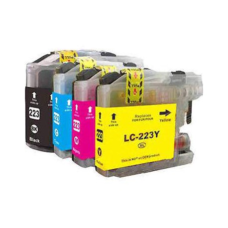  Compatible Cartucho Brother LC223XL Pack 8
