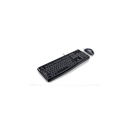 Logitech Teclado USB + Ratón Optico USB MK120 Negro