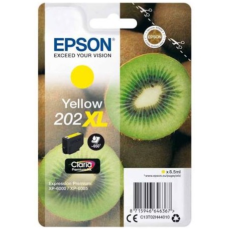 Cartucho Epson original 202XL Amarillo