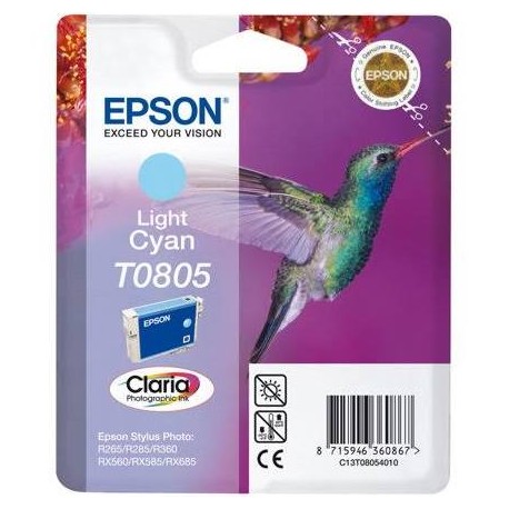 Cartucho Epson Original T0805 Cian Light