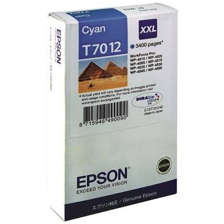  Cartucho Epson Original T7012 Cian