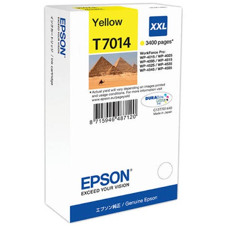 Cartucho Epson Original T7014 Amarillo