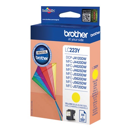 Cartucho Brother original LC223 Amarillo