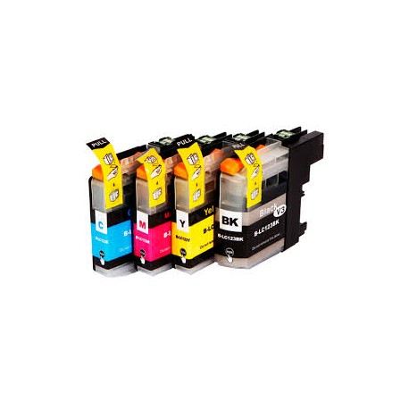 Compatible Cartucho Brother Impresora MFCJ470DW Pack 4