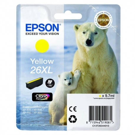 Cartucho Epson Original T2634 Amarillo