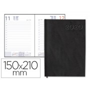AGENDA 2020 COLOR NEGRO  encuadernada  15x21 cm