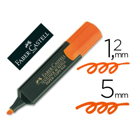Fluorescente Naranja Faber Castell 48