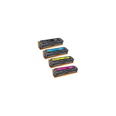  Compatible Toner Impresora HP Color Laser jet CP1525NW Pack 4