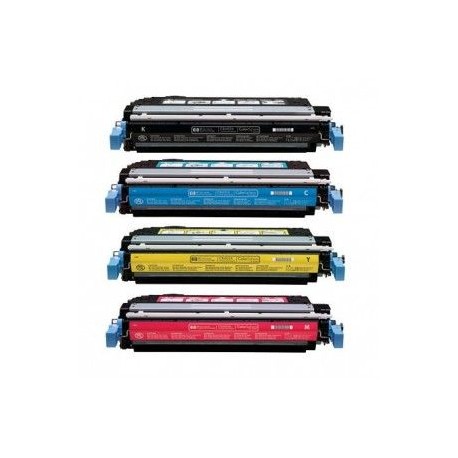 Compatible Toner Impresora HP COLOR LASER JET CP3527 Pack 4