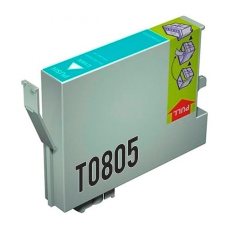 Compatible Cartucho Epson T0805 Cian Light