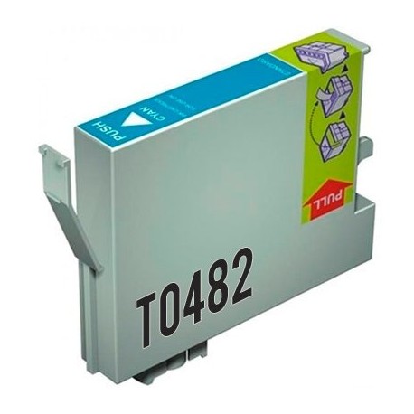 Compatible Cartucho Epson T0482 Cian