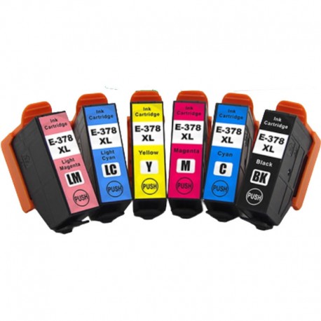  Compatible Cartucho Epson 378XL Pack 6