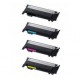  Compatible  Toneres Impresora HP COLOR LASER JET CP3525 Pack 4
