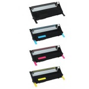  Compatible Toner Samsung Impresora CLX3180 Pack 4