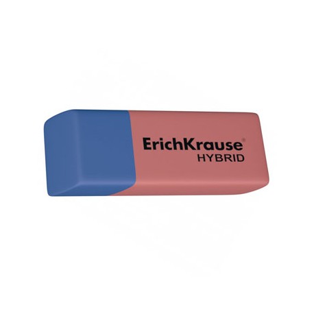Goma de borrar Erich Krause Hybrid Dos colores