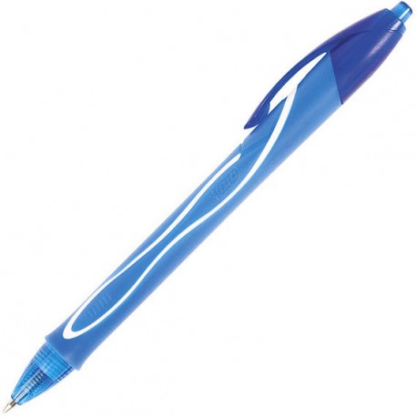 Bolígrafos Bic de gel retráctil punta media 0.7mm Verde