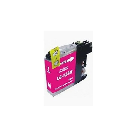 Compatible Cartucho Brother  LC123XL /LC121XL Magenta