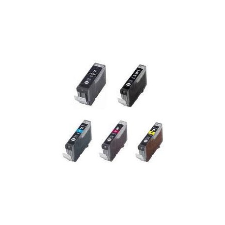 Compatible  Cartuchos Canon CLI8 Pack 5