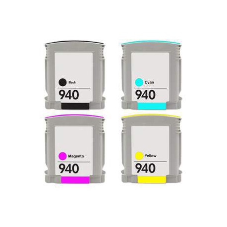 Compatible Cartucho Impresora HP OFFICEJET PRO 8500 pack 4